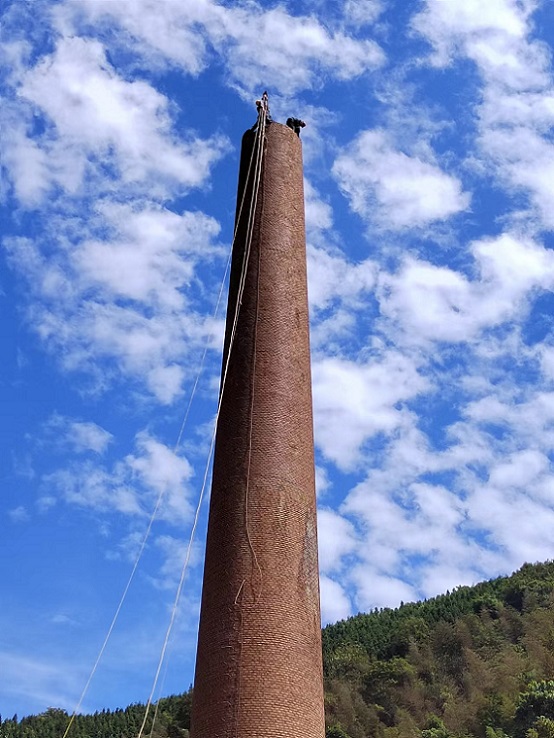 郑州拆除烟囱公司 定制方案 安全防防