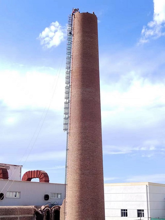 青岛烟囱拆除加高维修施工技术方案