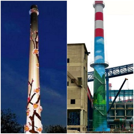 石家庄烟囱美化公司:打造美丽都市,从烟囱美化开始
