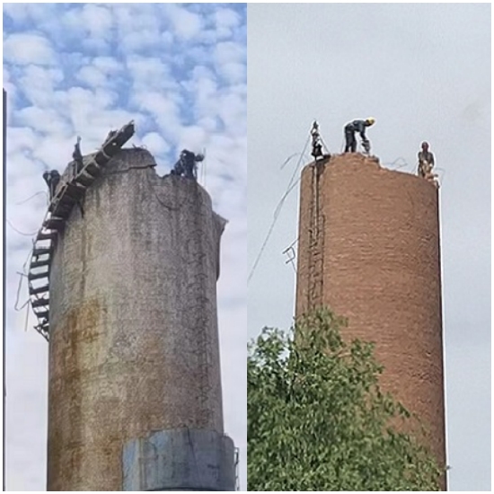 宁夏烟囱拆除公司:保障拆除安全,守护蓝天白云