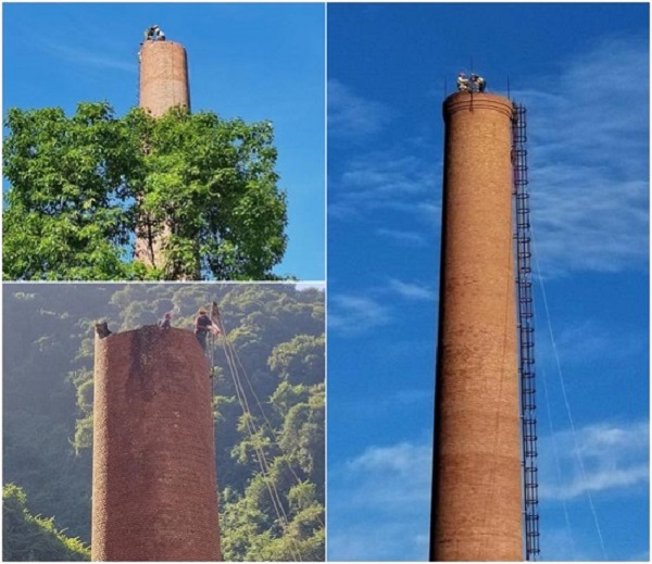 烟囱拆除的四种专业方法,你了解多少？