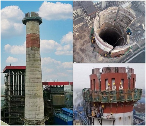 阜阳烟囱拆除公司:绿色拆除,安全无忧的环保承诺